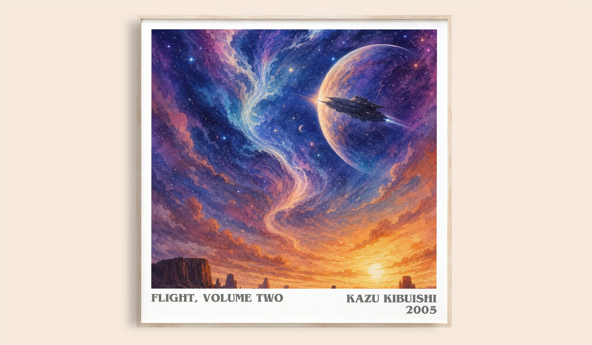 Flight, Volume Two Literary Art Print by Kazu Kibuishi