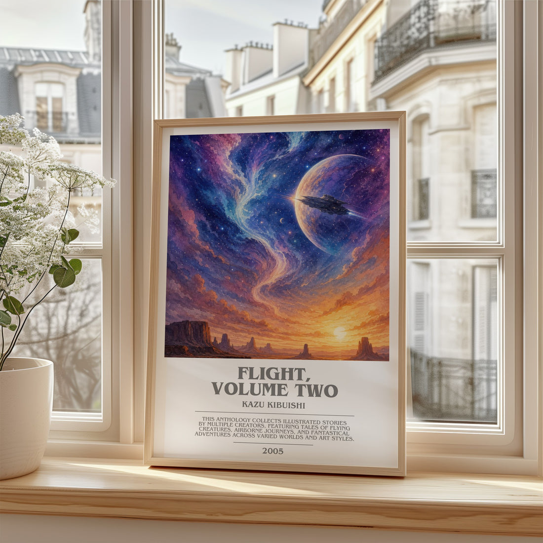Flight, Volume Two bookish poster colour and style options – Kazu Kibuishi book art