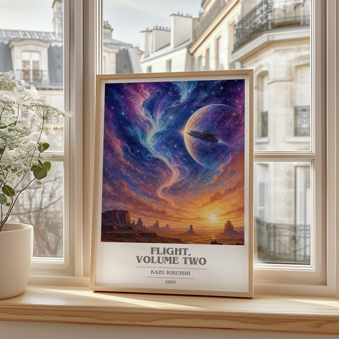 Flight, Volume Two book cover poster colour and style options – Kazu Kibuishi book art