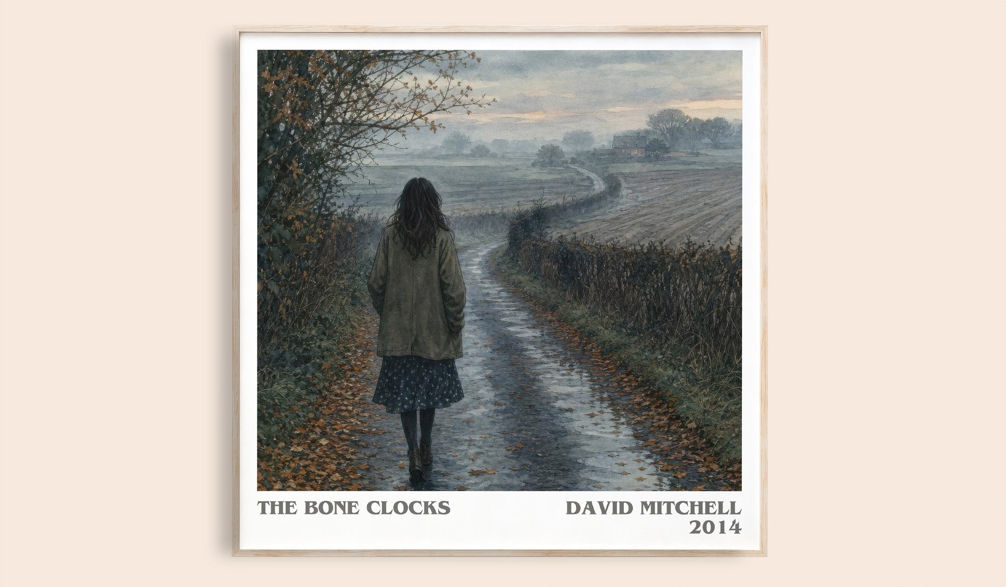 The Bone Clocks Literary Art Print by David Mitchell