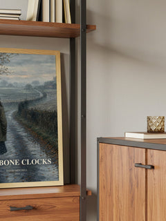 The Bone Clocks book watercolour illustration paper finish options – matte satin gloss