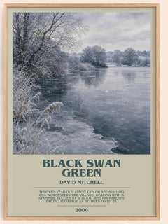 Black Swan Green Bookish Wall Art by David Mitchell – image 1