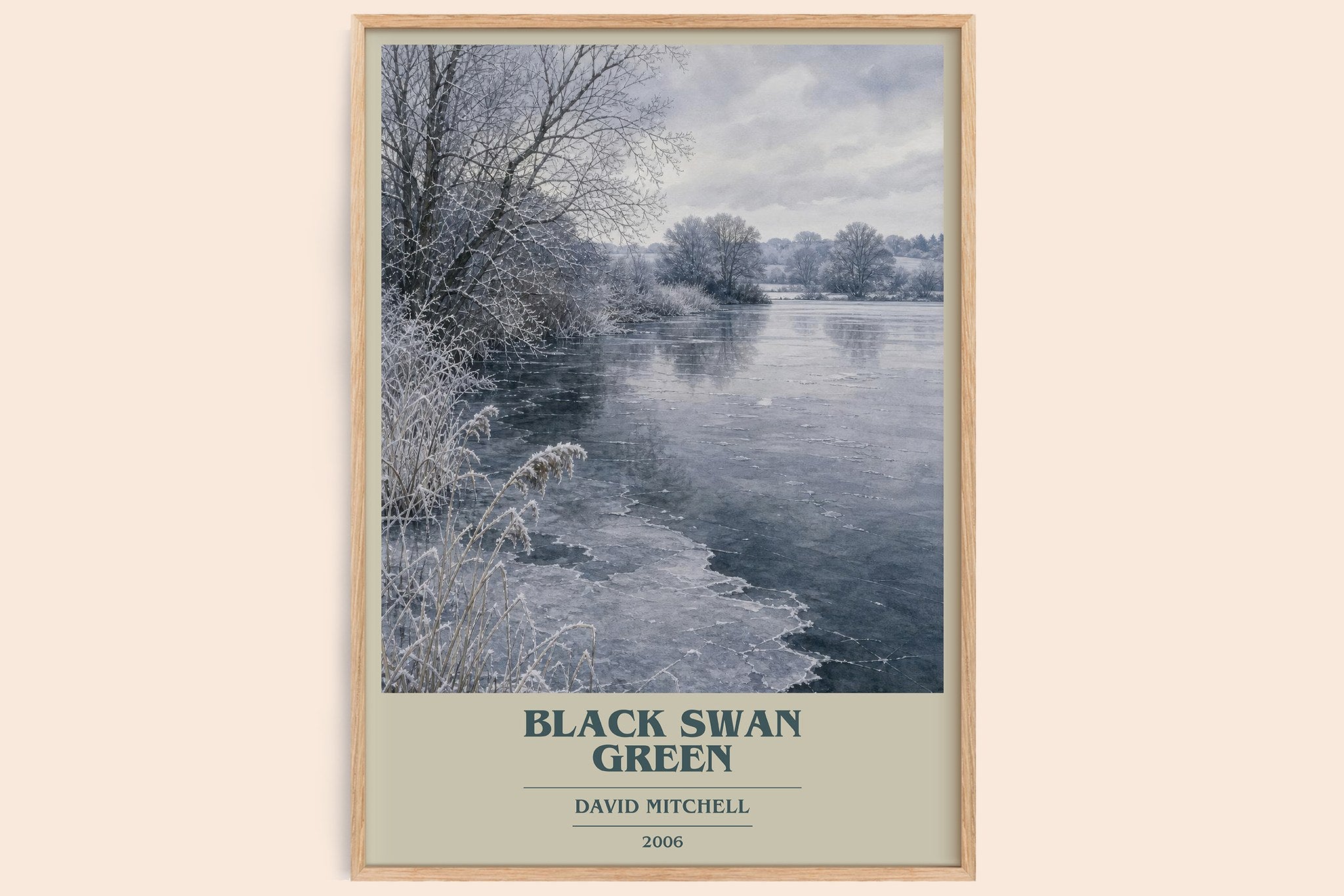 Black Swan Green Book Cover Poster by David Mitchell