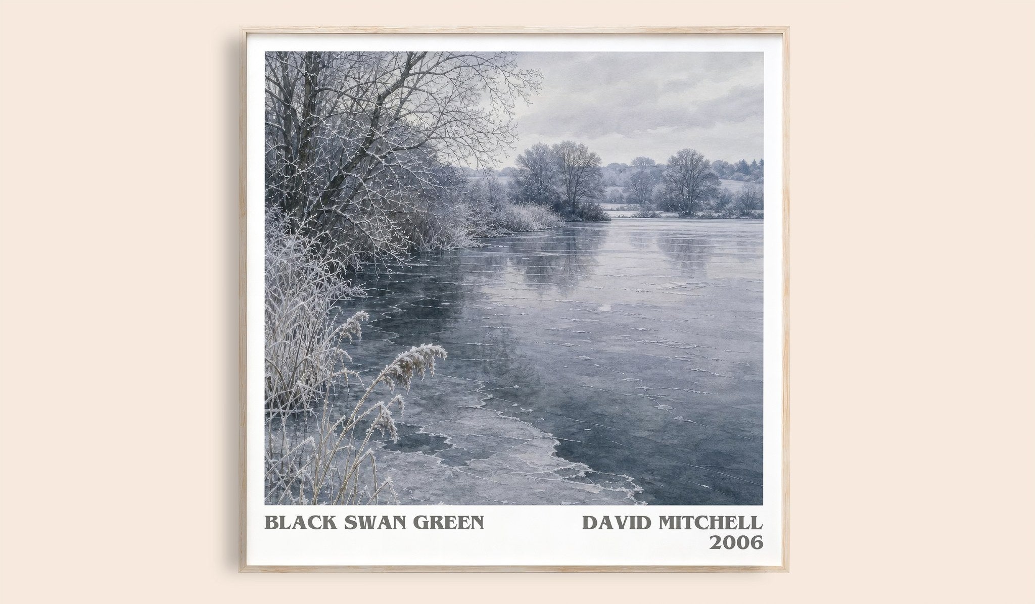 Black Swan Green Literary Art Print by David Mitchell