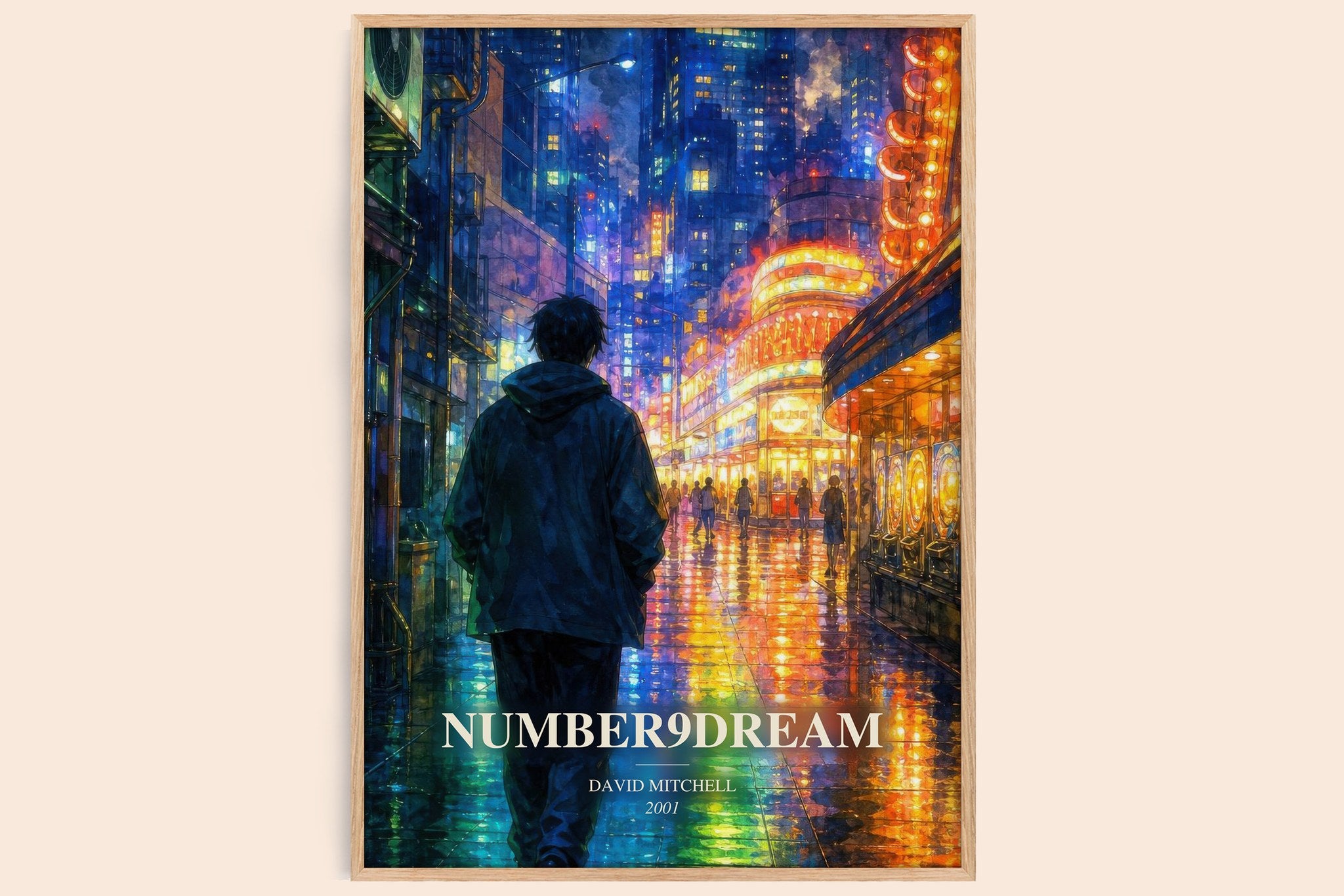 Number9Dream Book Watercolour Illustration by David Mitchell