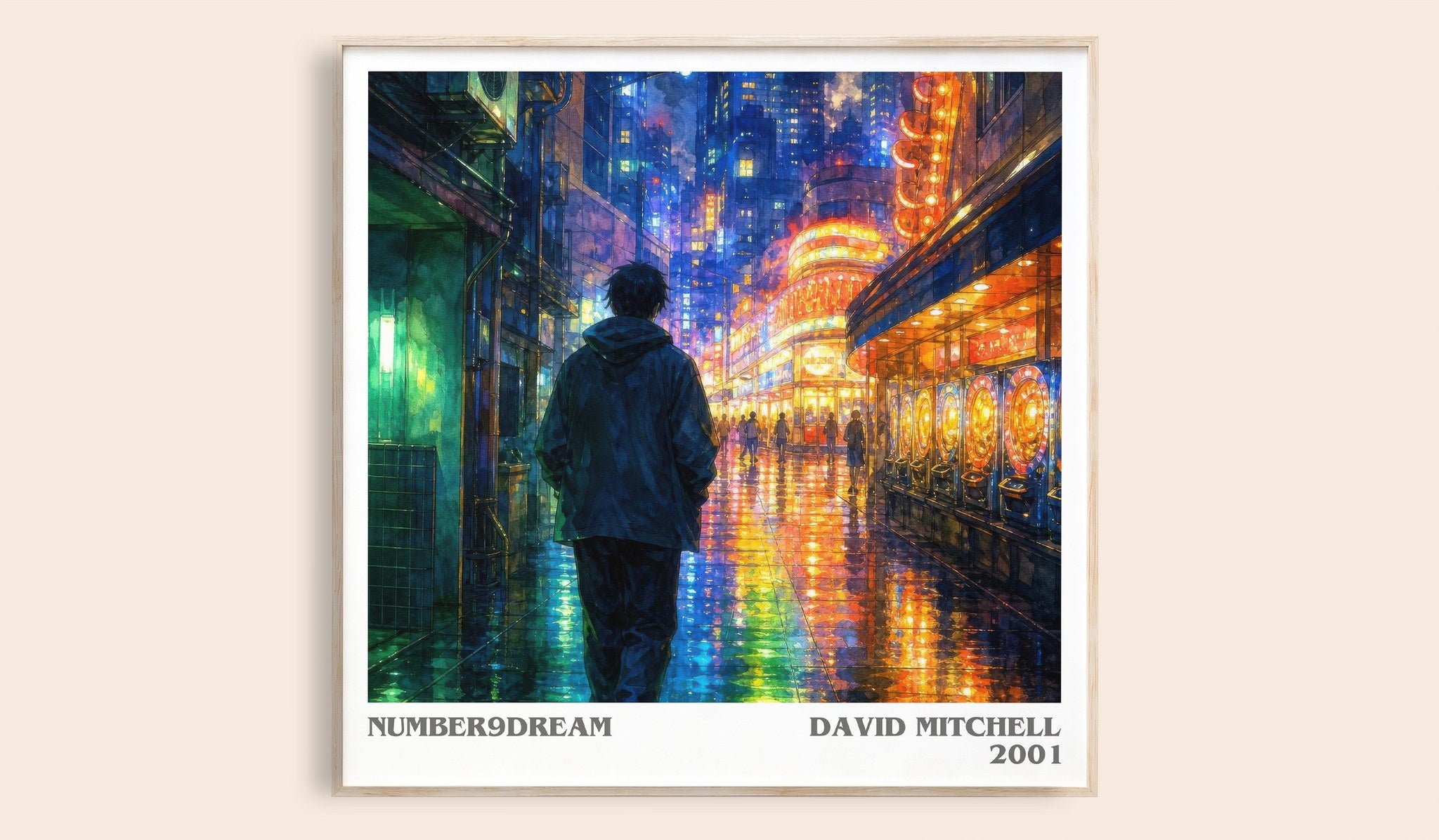 Number9Dream Literary Art Print by David Mitchell