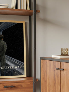The Forever War book watercolour illustration paper finish options – matte satin gloss
