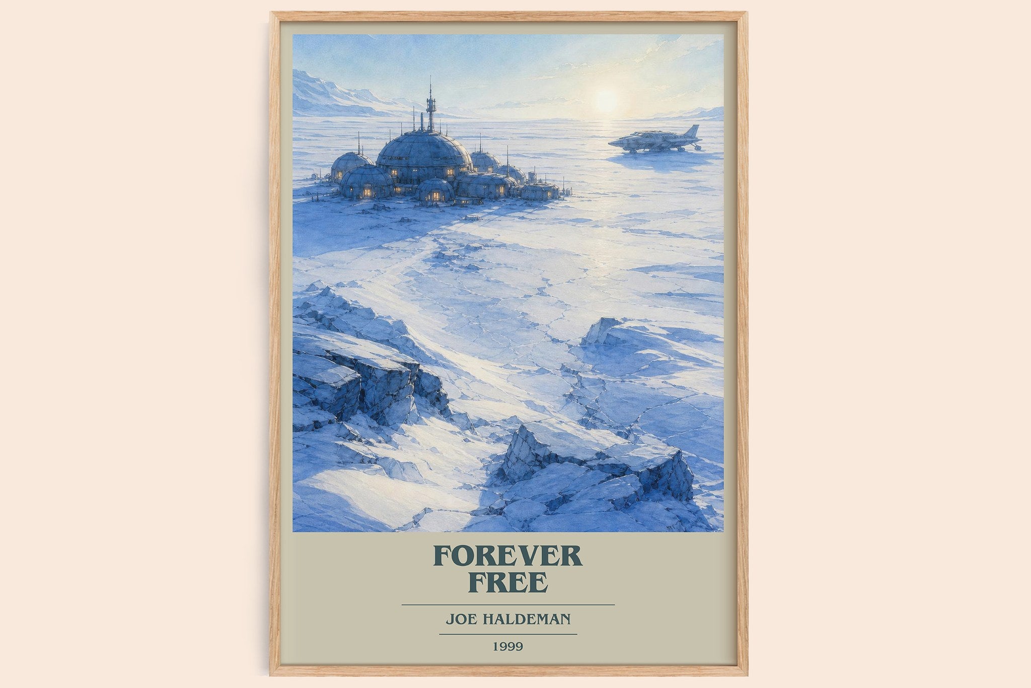 Forever free Book Cover Poster by Joe Haldeman