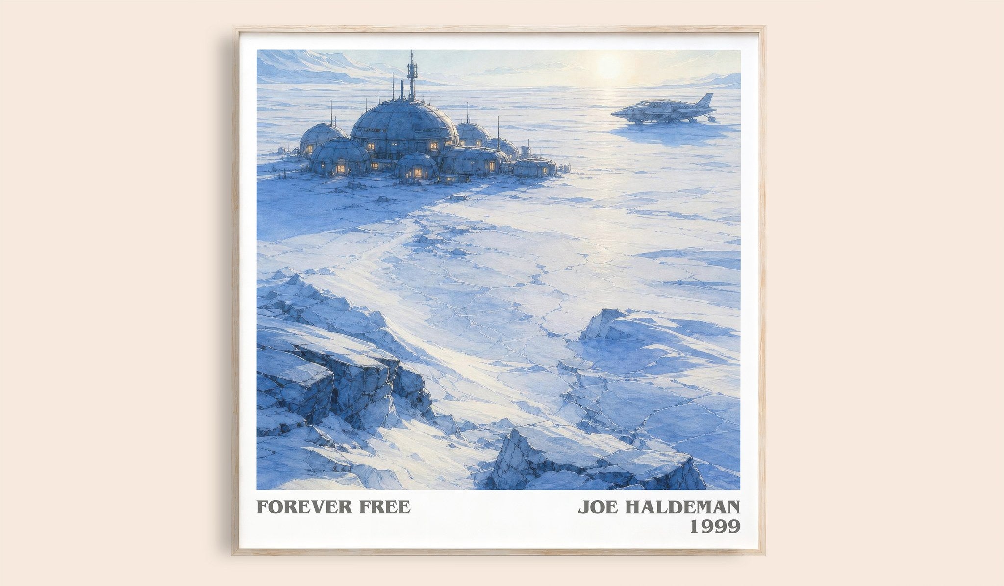 Forever free Literary Art Print by Joe Haldeman