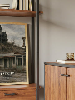 Psycho book watercolour illustration paper finish options – matte satin gloss