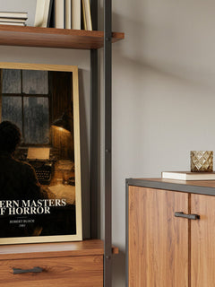 Modern Masters of Horror book watercolour illustration paper finish options – matte satin gloss
