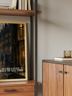 The 50 Greatest Mysteries of All Time book watercolour illustration paper finish options – matte satin gloss
