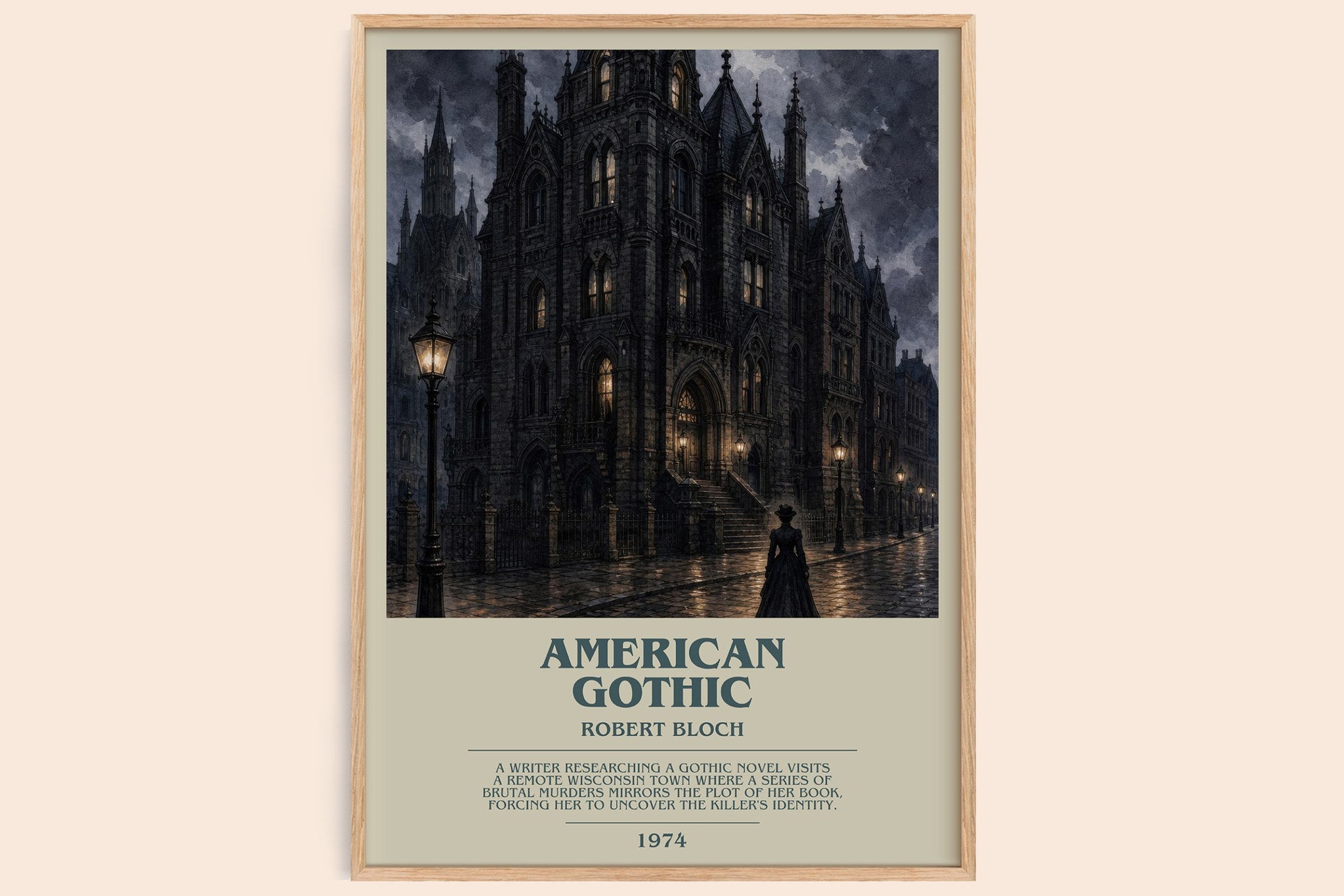 American Gothic Bookish Wall Art by Robert Bloch