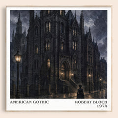 American Gothic Literary Art Print by Robert Bloch – image 1