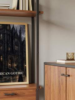 American Gothic book watercolour illustration paper finish options – matte satin gloss