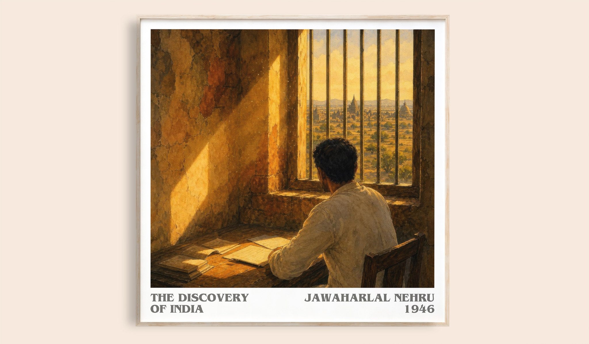 The discovery of India Literary Art Print by Jawaharlal Nehru