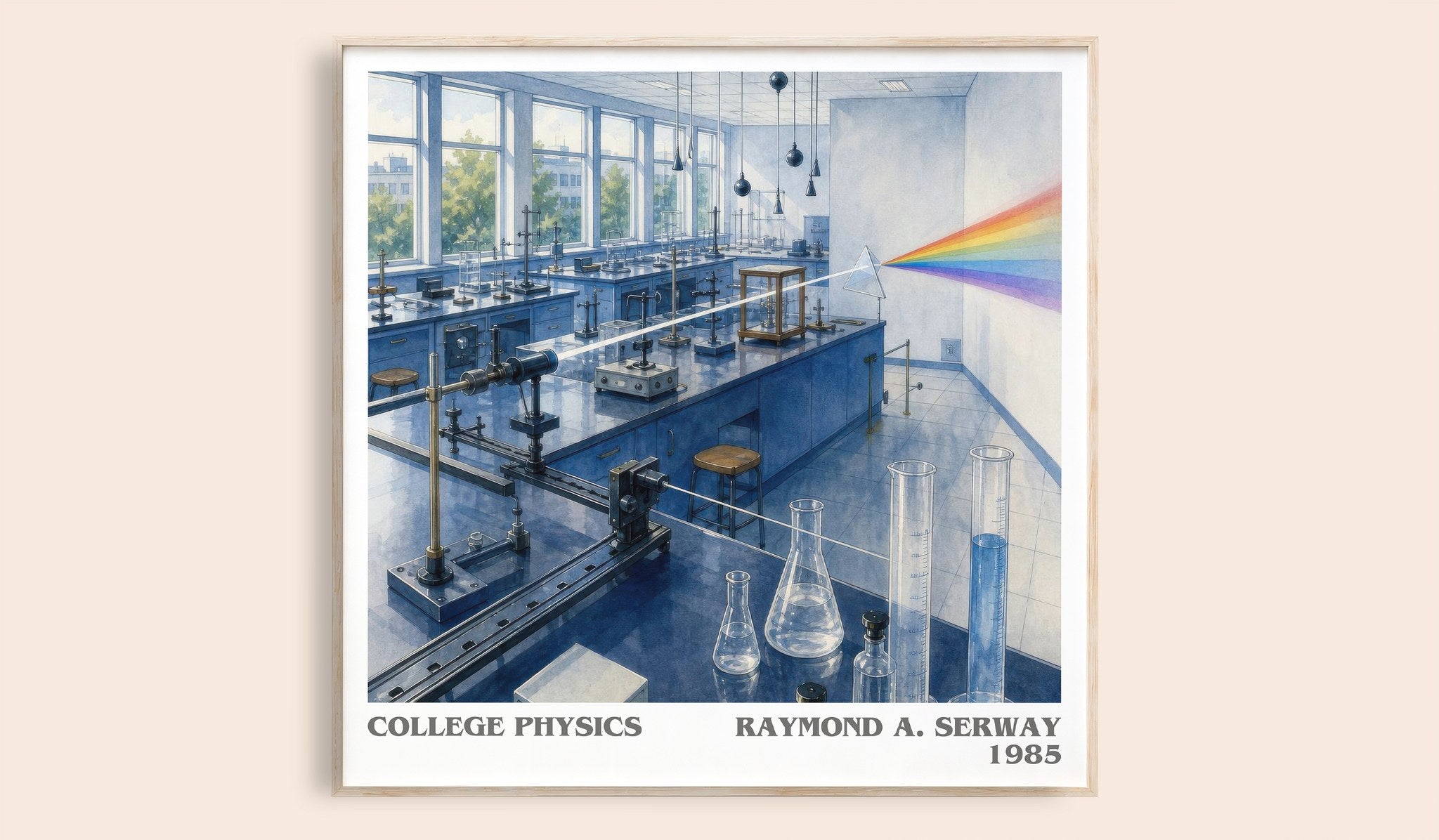 College physics Literary Art Print by Raymond A. Serway