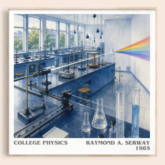 College physics Literary Art Print by Raymond A. Serway – image 1