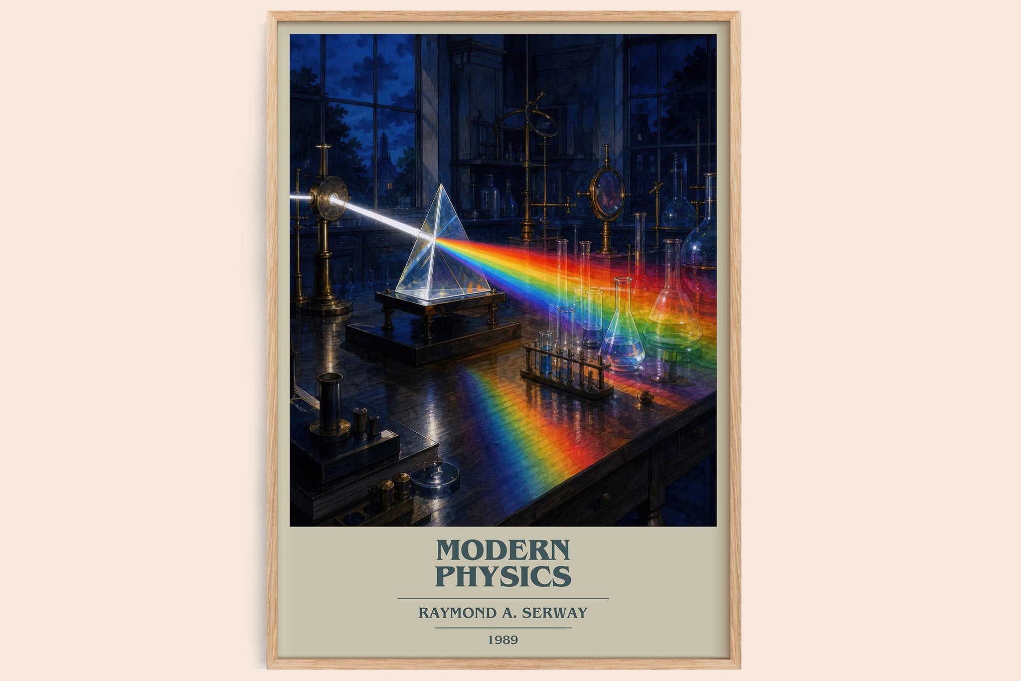 Modern Physics Book Cover Poster by Raymond A. Serway