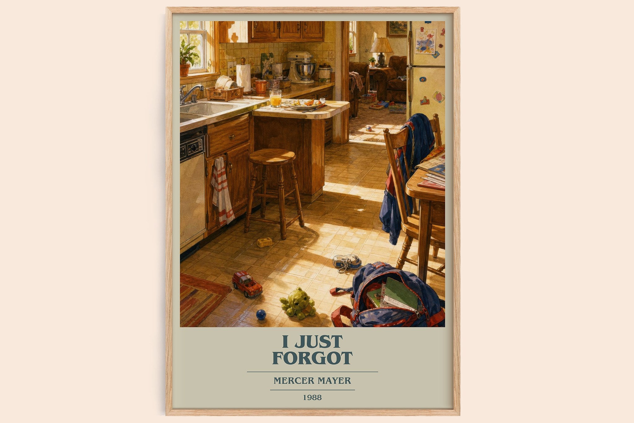 I Just Forgot Book Cover Poster by Mercer Mayer