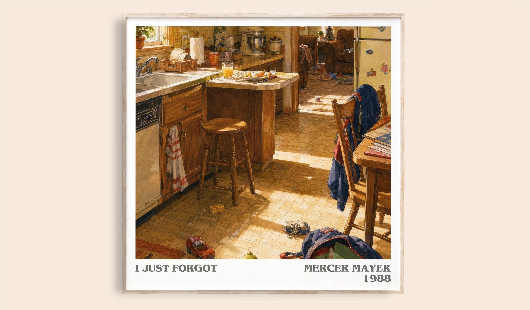 I Just Forgot Literary Art Print by Mercer Mayer