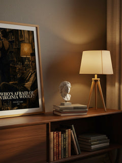 Who's Afraid of Virginia Woolf? watercolour print on bookshelf – Edward Albee fan gift