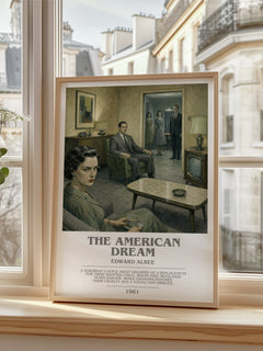 The American dream bookish poster colour and style options – Edward Albee book art