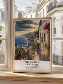 The Honey is Bitter book cover poster colour and style options – Violet Winspear book art