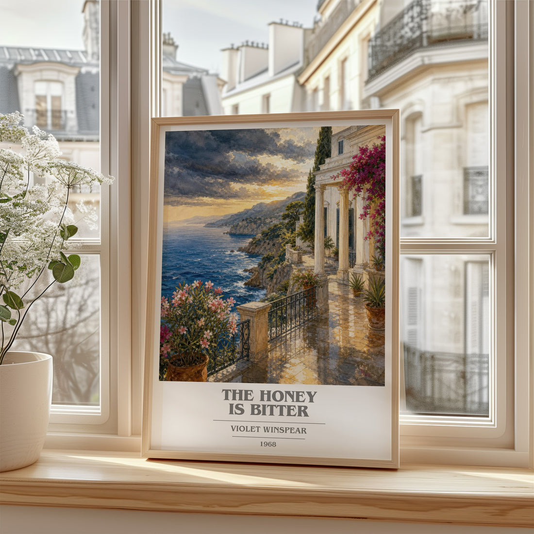 The Honey is Bitter book cover poster colour and style options – Violet Winspear book art