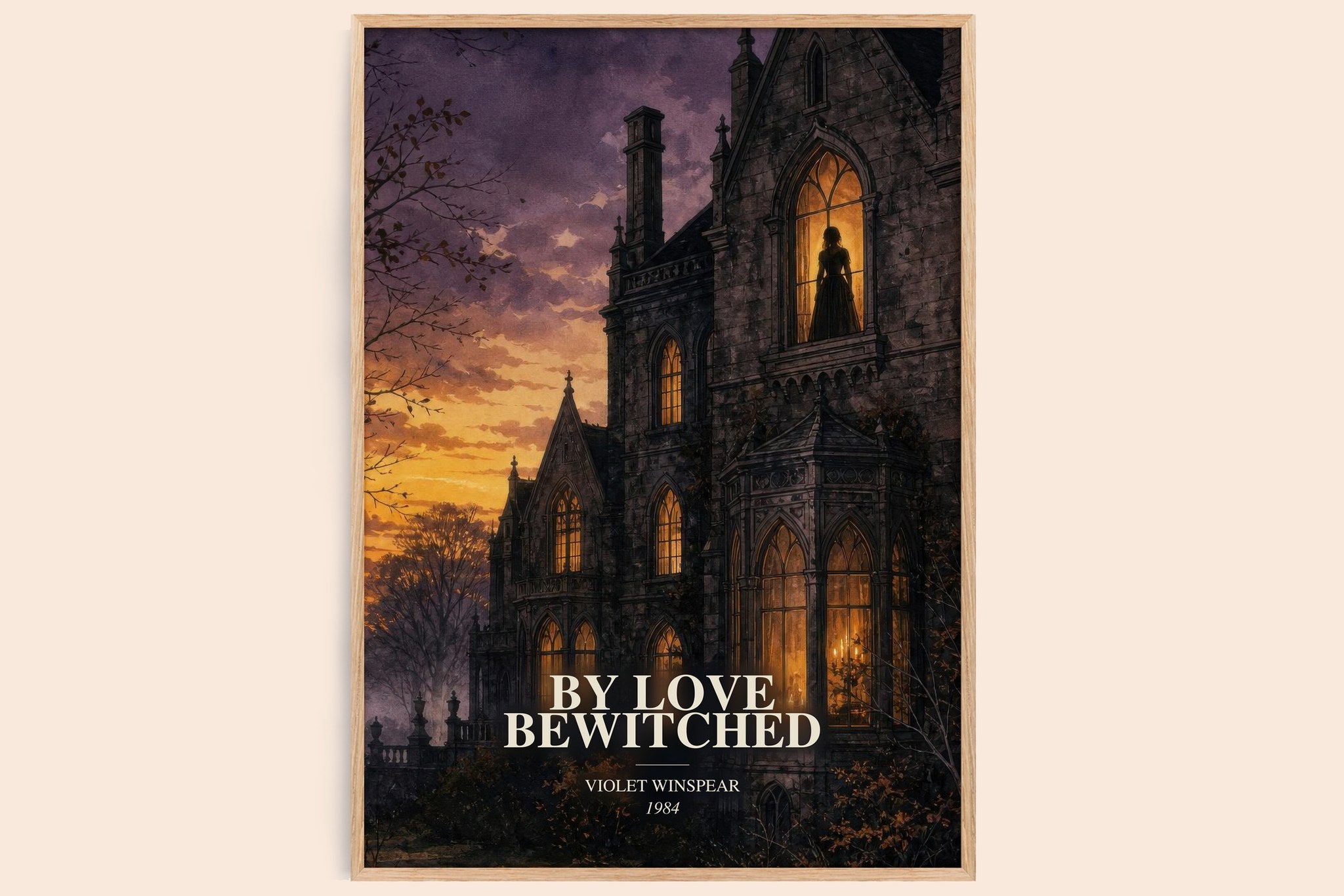 By Love Bewitched Book Watercolour Illustration by Violet Winspear