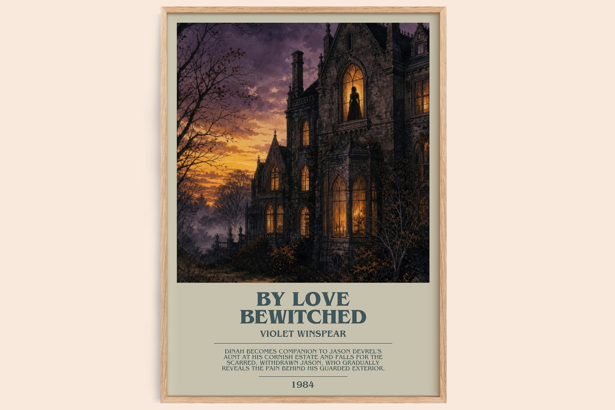 By Love Bewitched Bookish Wall Art by Violet Winspear