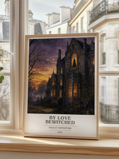 By Love Bewitched book cover poster colour and style options – Violet Winspear book art