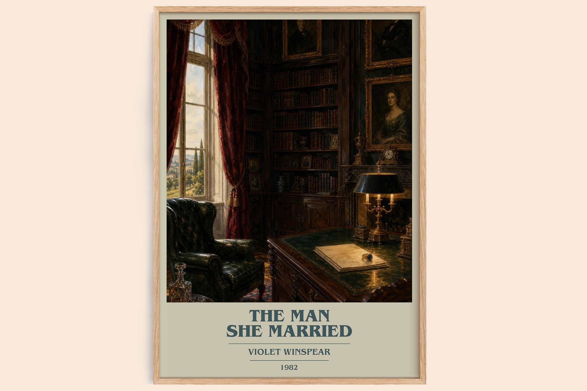 The Man She Married Book Cover Poster by Violet Winspear