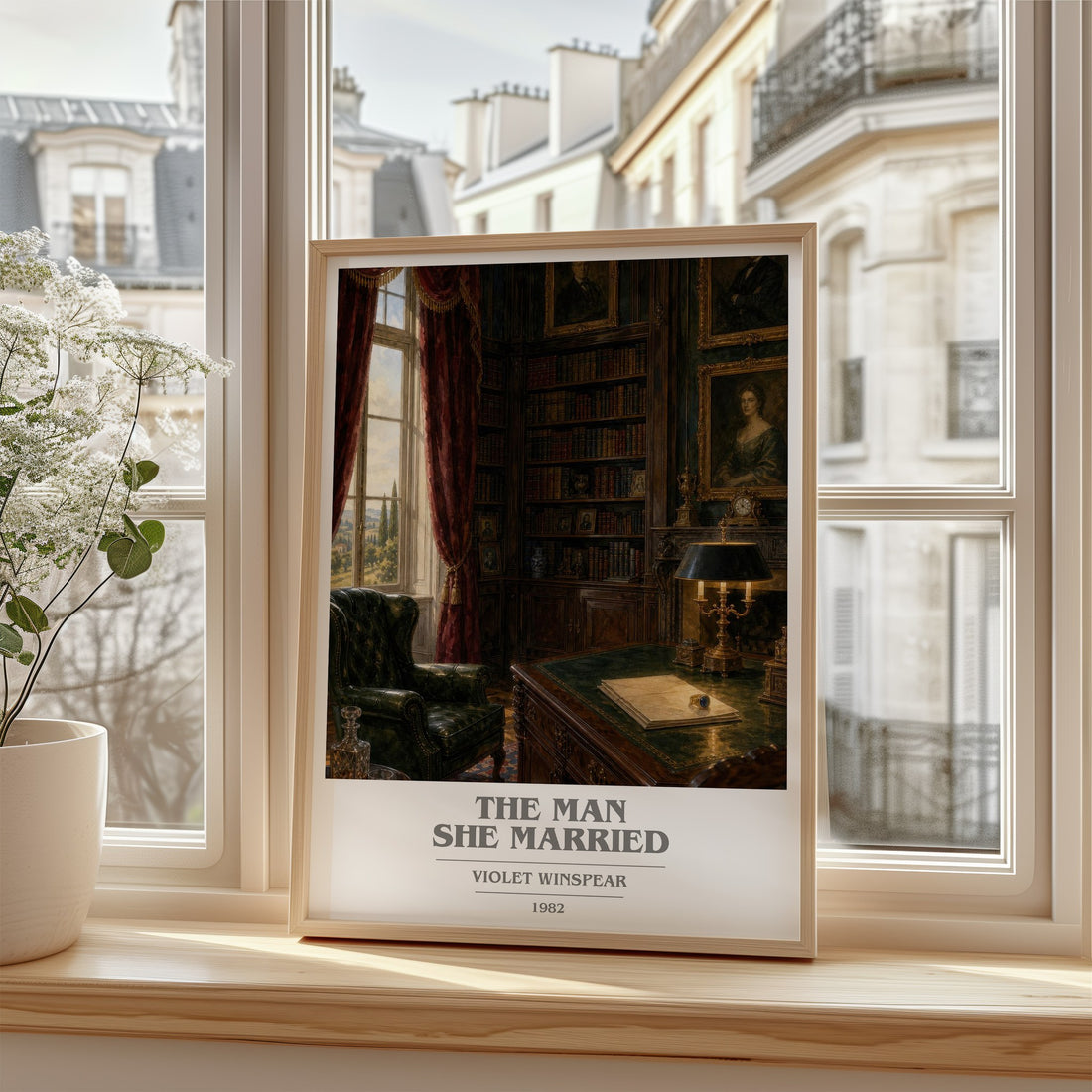 The Man She Married book cover poster colour and style options – Violet Winspear book art
