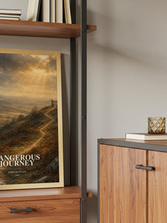 Dangerous journey book watercolour illustration paper finish options – matte satin gloss