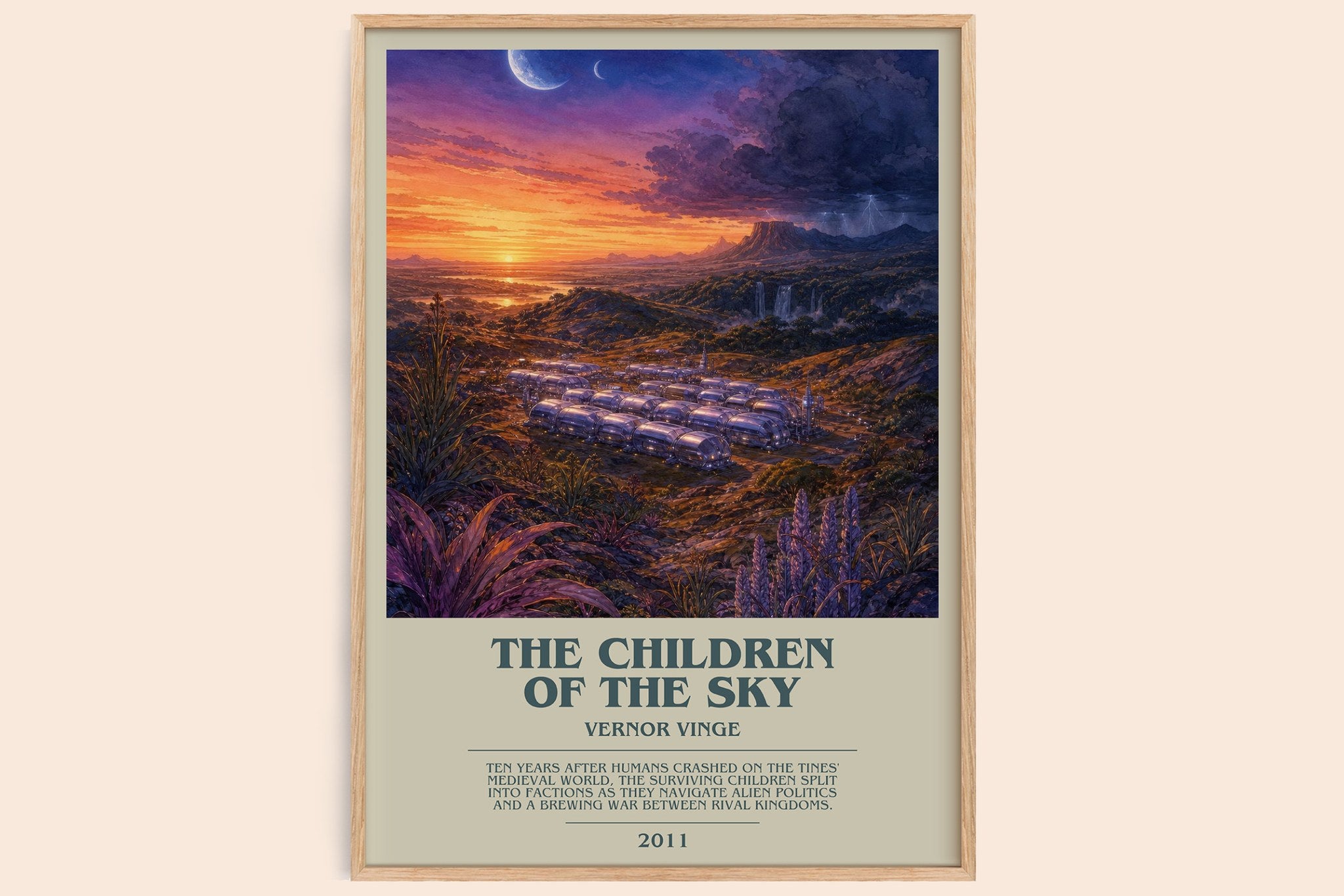 The children of the sky Bookish Wall Art by Vernor Vinge