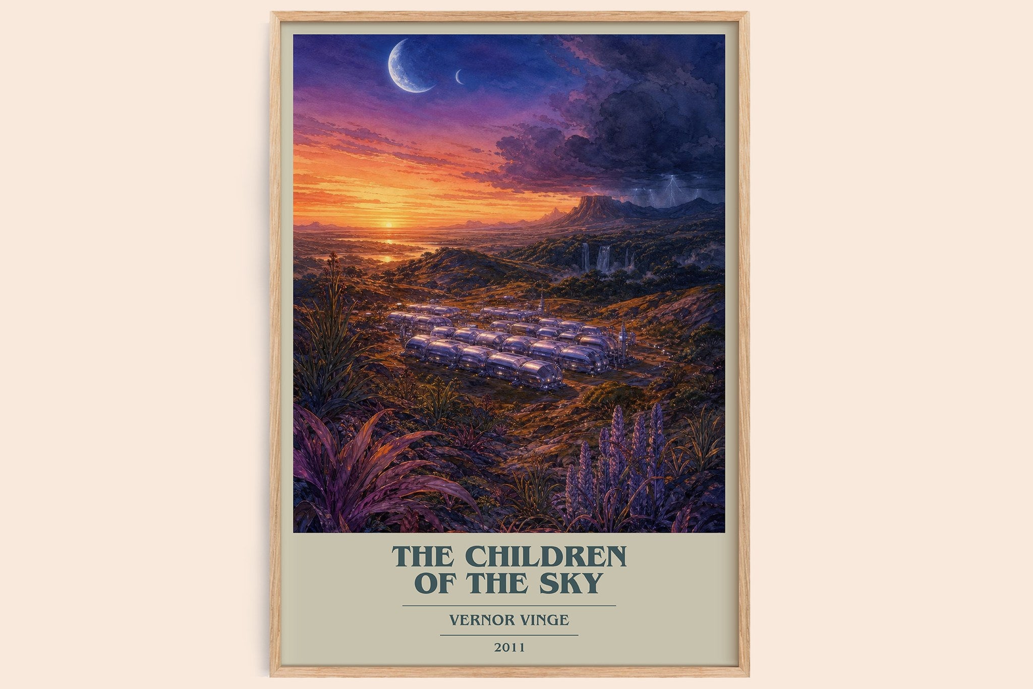 The children of the sky Book Cover Poster by Vernor Vinge