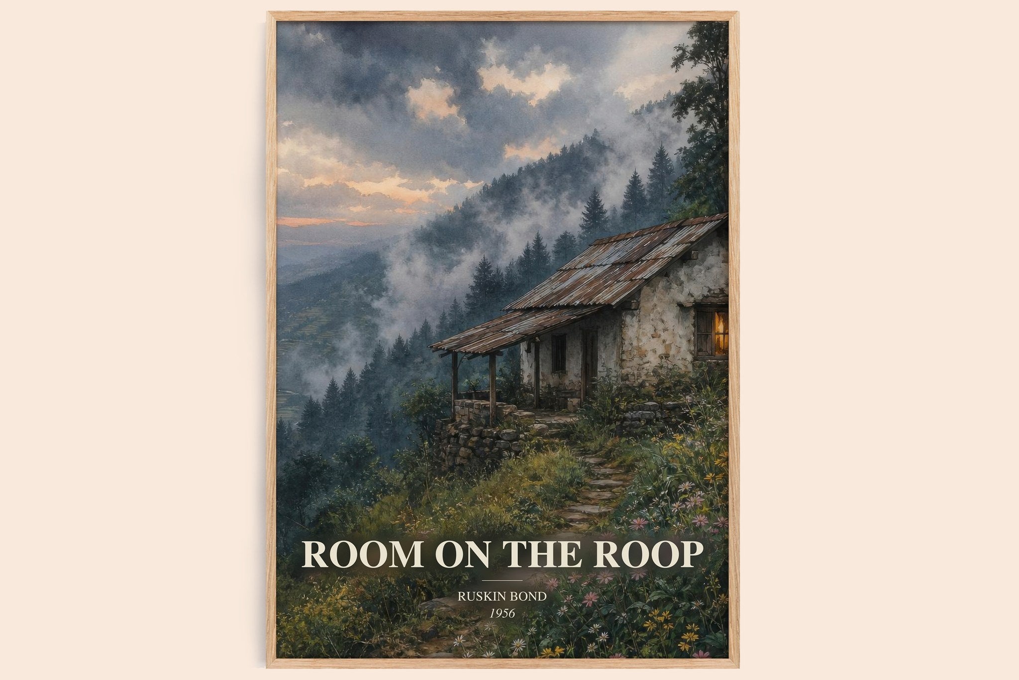 Room On the Roop Book Watercolour Illustration by Ruskin Bond