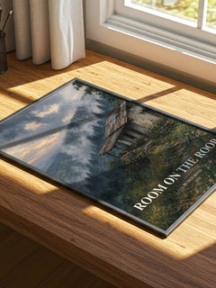 Room On the Roop watercolour book poster framed on wall – coming of age wall art