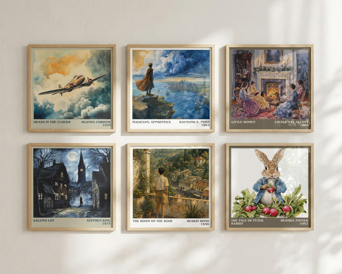 The Room On The Roof literary art print colour and style options – Ruskin Bond book art