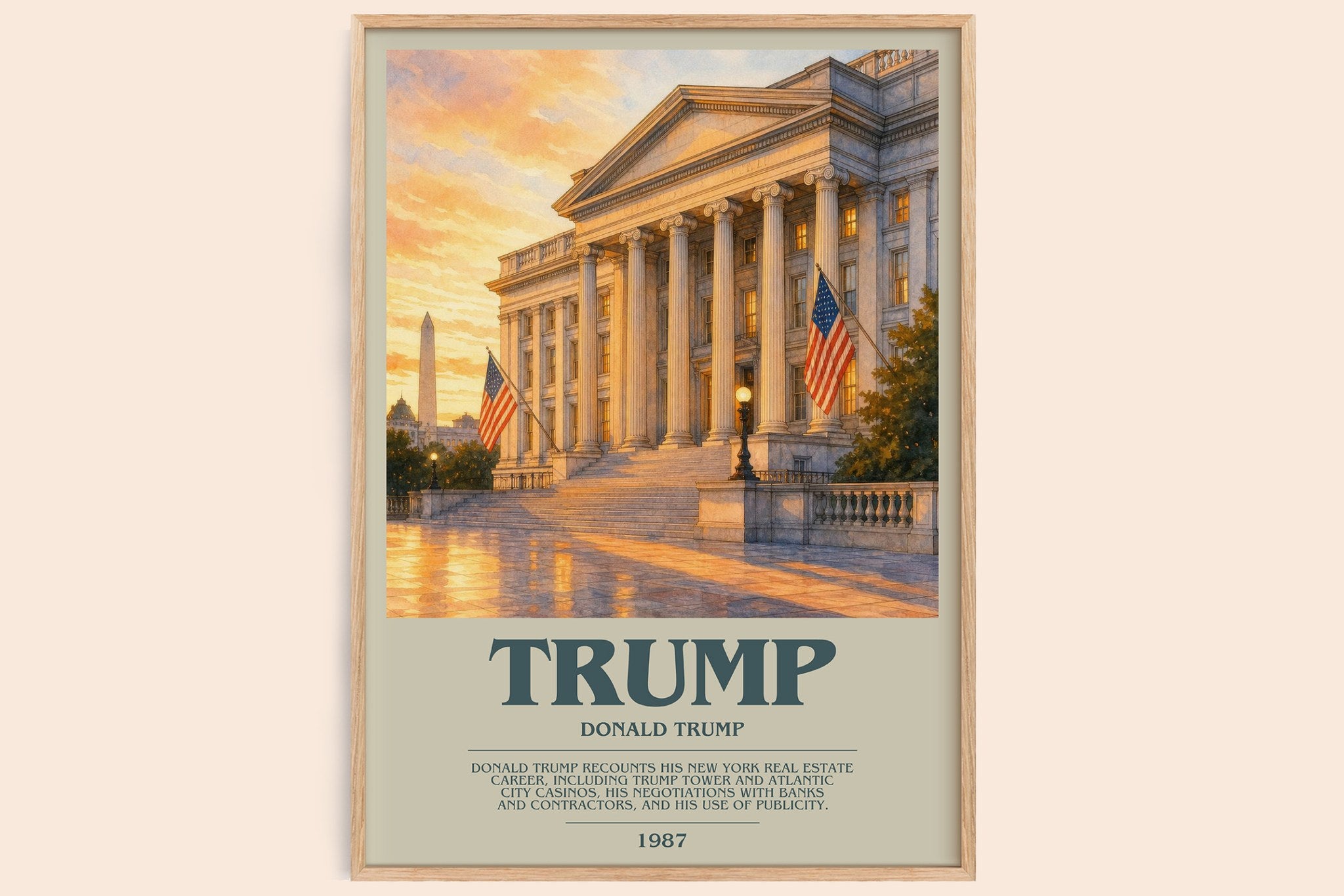 Trump Bookish Wall Art by Donald Trump
