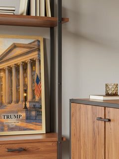 Trump book watercolour illustration paper finish options – matte satin gloss