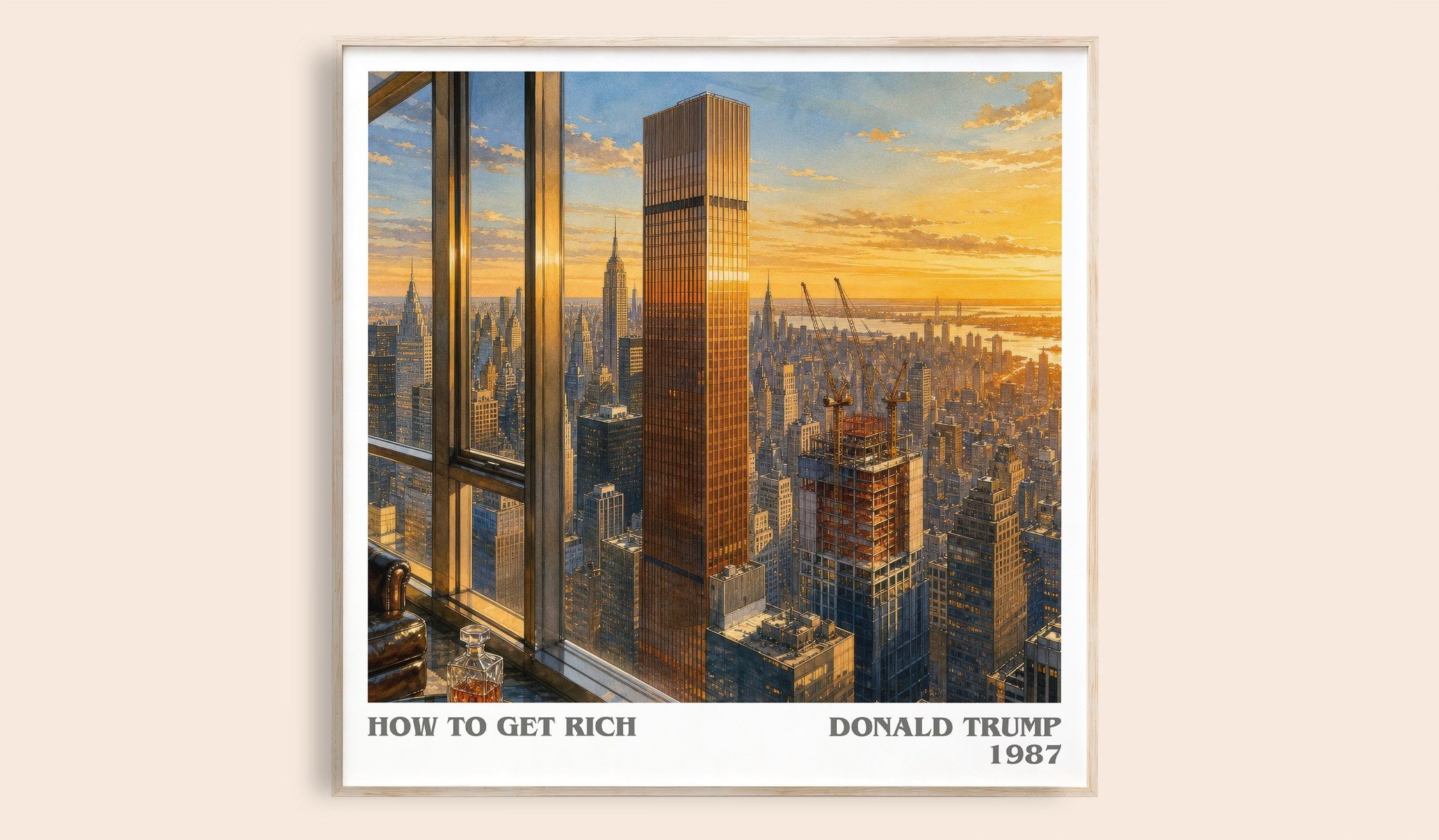 How to Get Rich Literary Art Print by Donald Trump