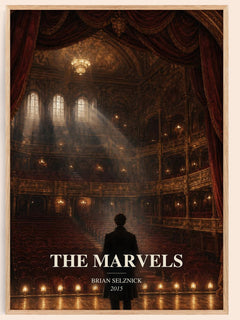 The Marvels watercolour book poster by Brian Selznick – framed literary art print