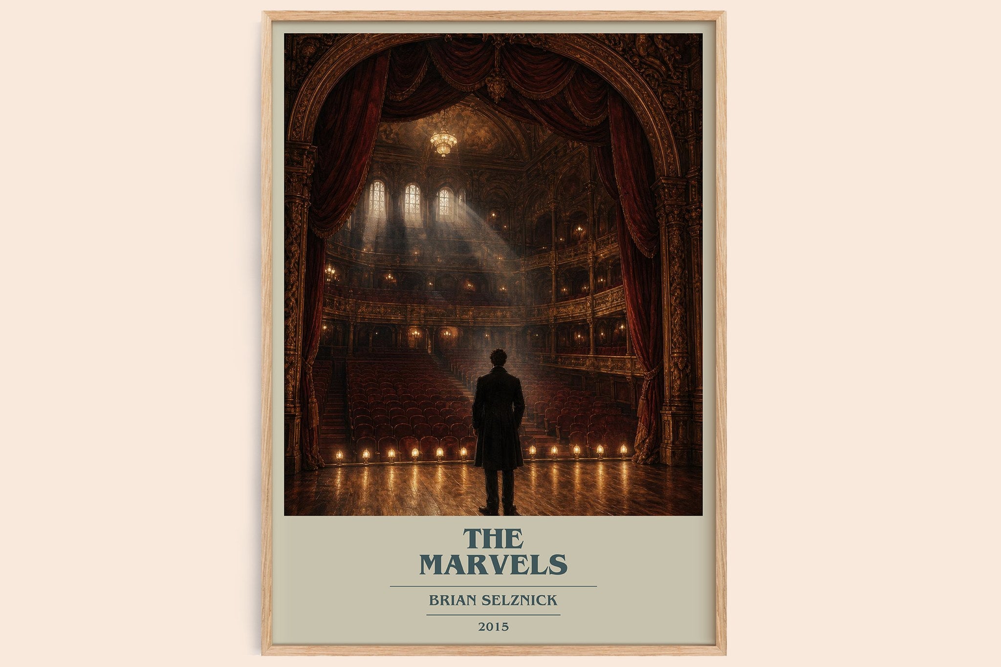 The Marvels Book Cover Poster by Brian Selznick