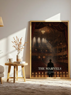The Marvels watercolour print in frame leaning in hallway – childrens wall art