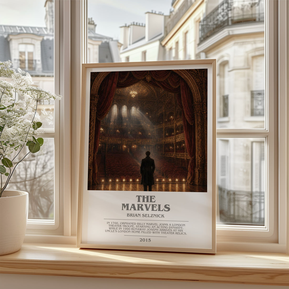 The Marvels bookish poster colour and style options – Brian Selznick book art