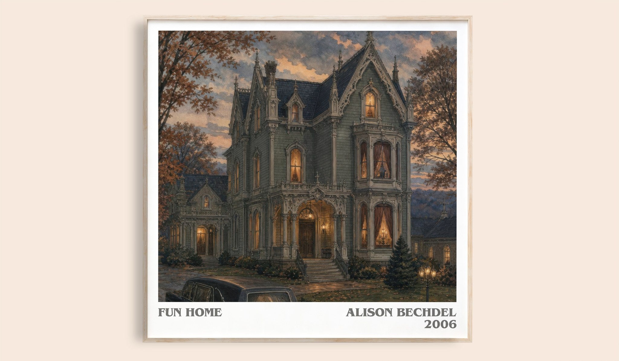 Fun Home Literary Art Print by Alison Bechdel