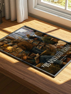 The Essential Dykes to Watch Out For watercolour book poster framed on wall – non fiction wall art