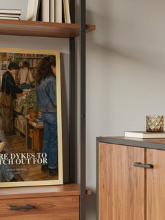 More dykes to watch out for book watercolour illustration paper finish options – matte satin gloss